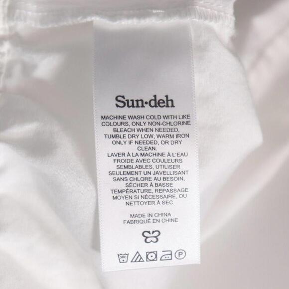 Sunday Best Aritzia Womens Large White Eva 3 Inch Cotton Poplin Shorts Sun-deh - Picture 14 of 15